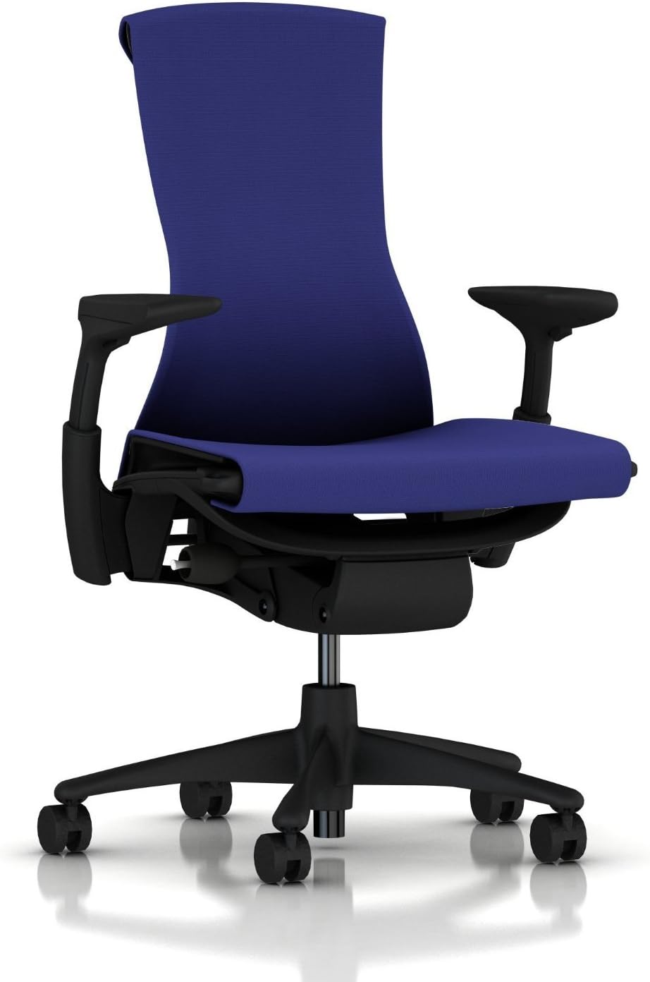 Herman Miller Embody Ergonomic Office Chair | Fully Adjustable Arms and Carpet Casters | Black Rhythm